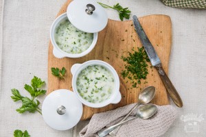 zöldborsófőzelék az Emlékek Íze konyhájából