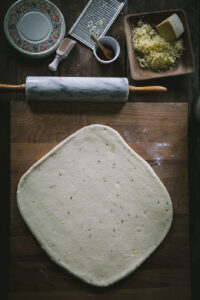 sajtos lángos az Emlékek Íze konyhájából/'langos' filled with cheese from the Taste of Memories Hungarian country kitchen www.tasteofmemories.com