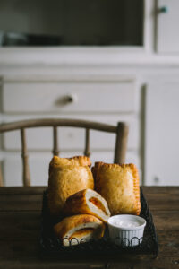 sajtos lángos az Emlékek Íze konyhájából/'langos' filled with cheese from the Taste of Memories Hungarian country kitchen www.tasteofmemories.com